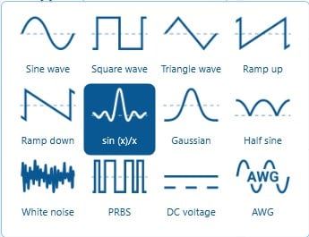 High bandwidth, high sampling rate, deep memory